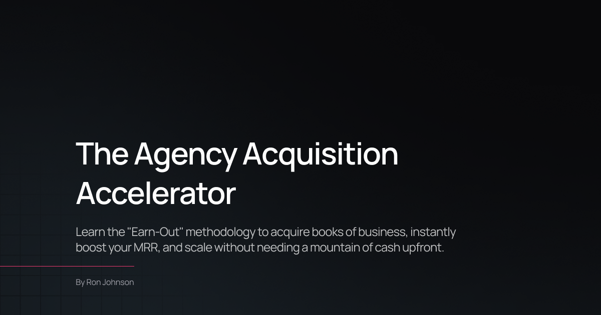 The Agency Acquisition Accelerator - Barfly Dashboard