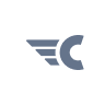 Logo representing a transportation service.